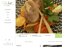Tablet Screenshot of chezmarti.com